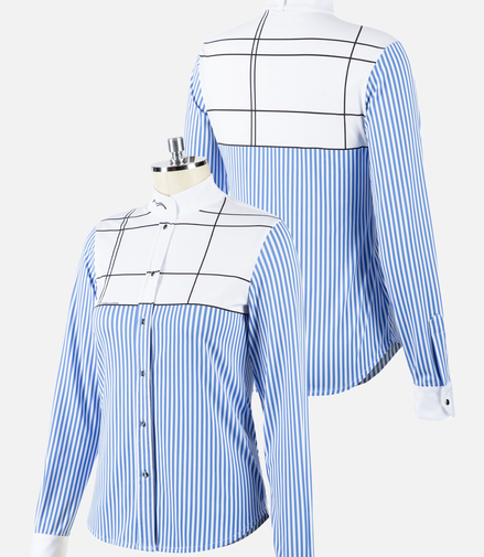 Animo Polynesia Wedstrijd Shirt Long Sleeves Light Blue