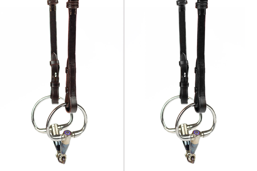 PS of Sweden Cheek Pieces with selectable cradles; flat; french hook