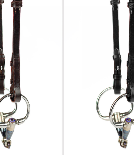 PS of Sweden Cheek Pieces with selectable cradles; flat; french hook