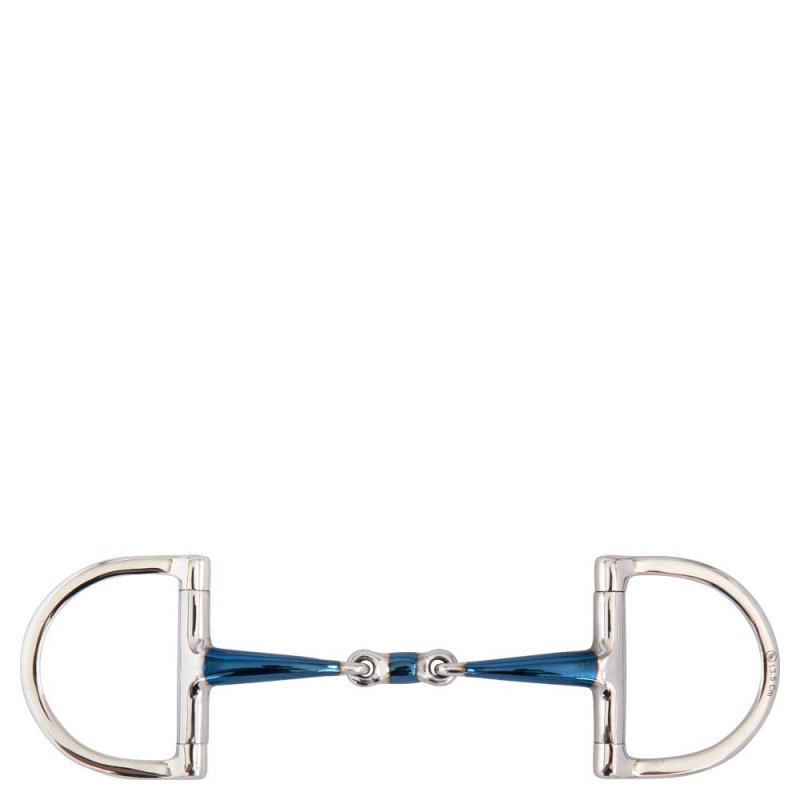 BR Dubbel gebroken D-Ring Sweet Iron - 14mm