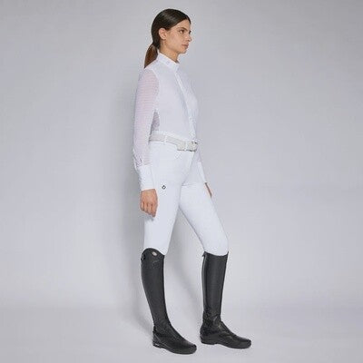 Cavalleria Toscana Wedstrijd Shirt Long Sleeves Polka Dot