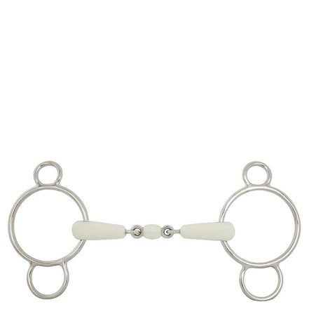 BR Double Jointed Pessoa Water Snaffle Combo Comfort