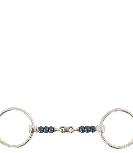 BR Double Jointed Water Snaffle Sweet Iron Cherry Rollers