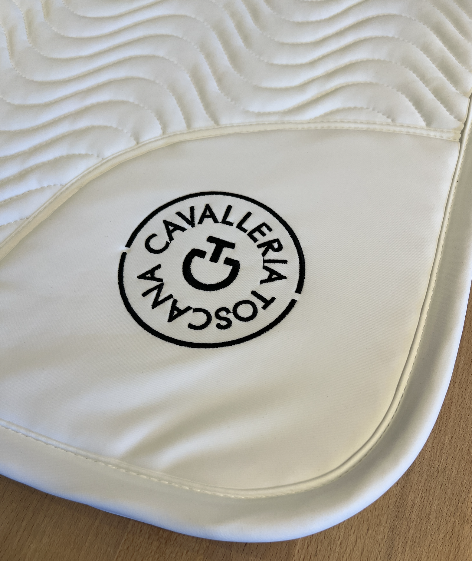 Cavalleria Toscana Double Orbit Wave Quilted Saddle Pad