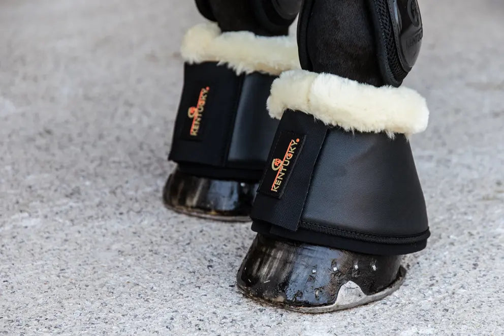 Kentucky Sheepskin Leather Overreach Boots