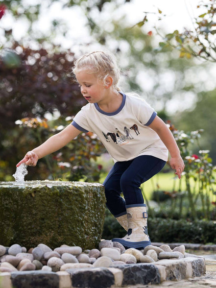 LeMieux Puddle Pals Kids T-Shirt Ecru