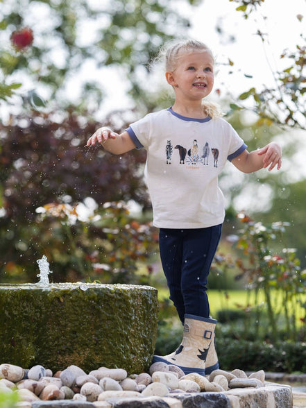 LeMieux Puddle Pals Kids T-Shirt Ecru