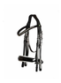 LJ Leathers Superior Bridle with Lacquer Crystals, excluding reins