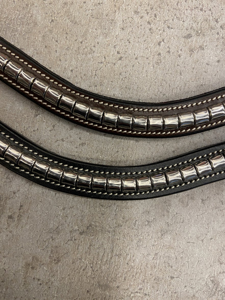 Dy'on Silver Clincher V-Shaped Browband Hunter