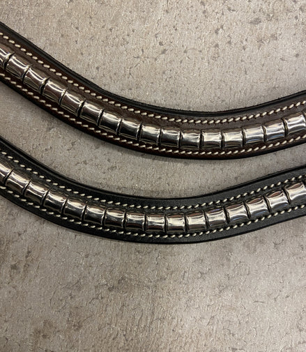 Dy'on Silver Clincher V-Shaped Browband Hunter