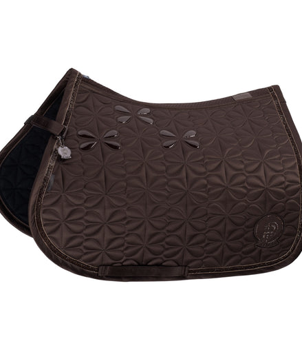 Eskadron Saddle Pad Matt Gloss Bow Platinum 24