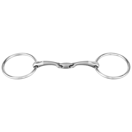 Sprenger Satinox Wassertrense mit losen Ringen, doppelt gebrochen, Edelstahl