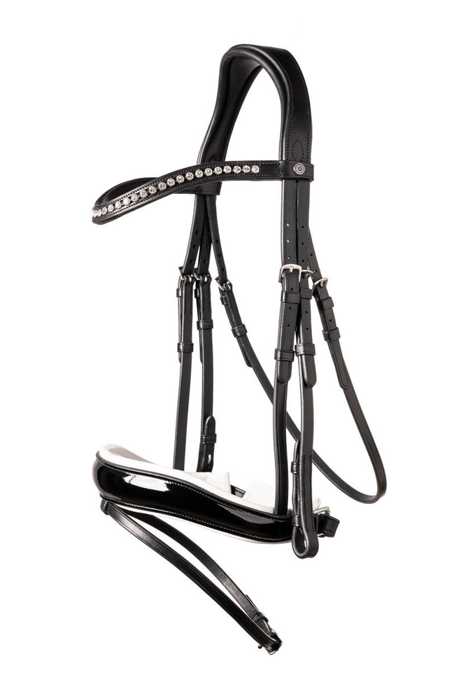 Trust Rotterdam Large Patent Crank Noseband Headstall