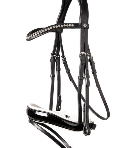 Trust Rotterdam Large Patent Crank Noseband Headstall