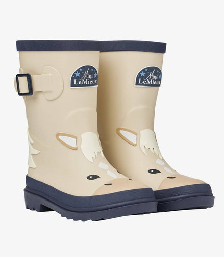 LeMieux Puddle Pals Kids Regenlaarzen Welly Palomino