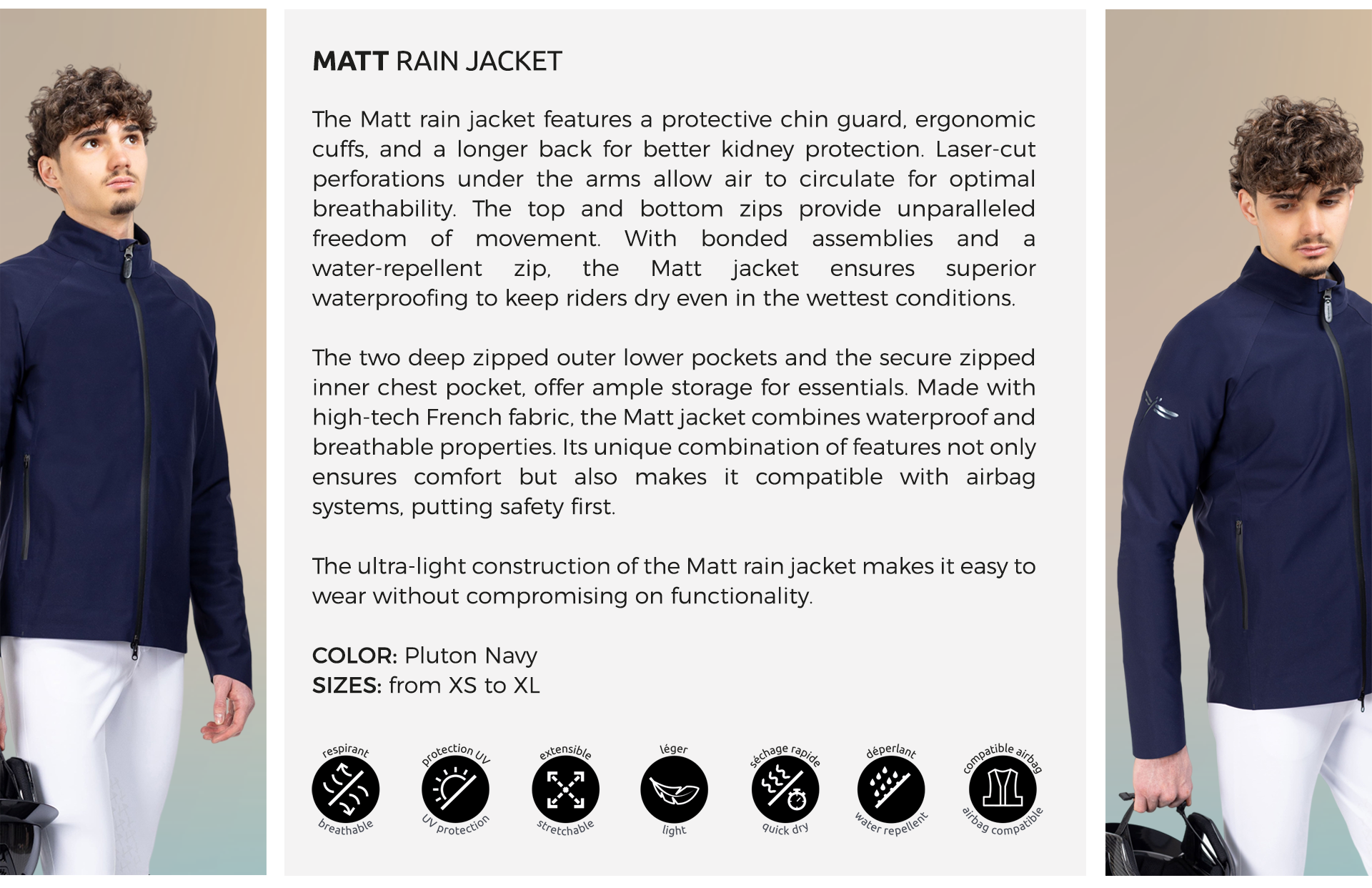 Freejump Matt Regen Jas Heren