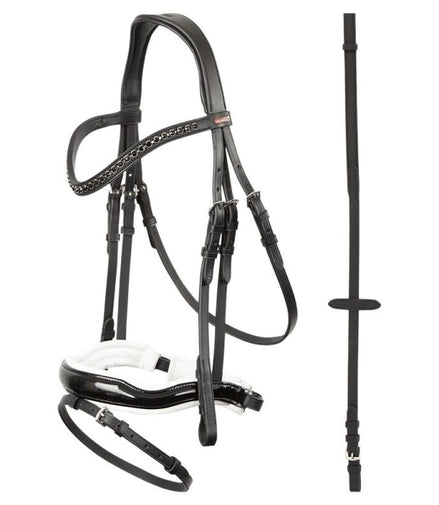 Premiere Hoofdstel Lorient Lacque Antislip Teugels