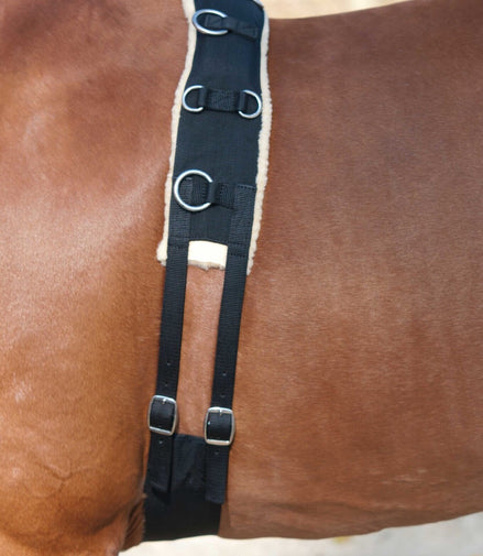 Lami-Cell Lunging girth Black Full