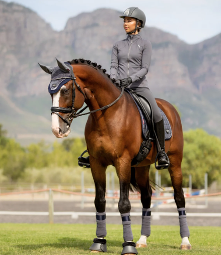 LeMieux Jump Boots with Fleece Edge Twilight