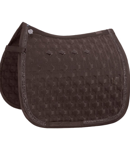 Eskadron Saddle Pad Highgloss Chain Jewel Platinum 24
