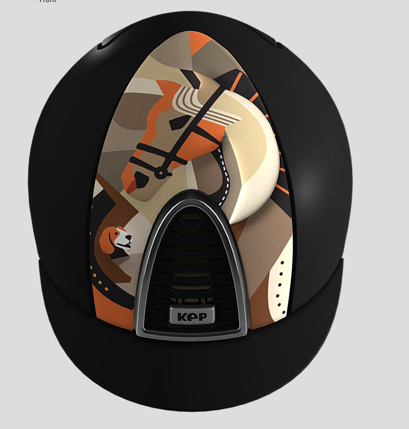 Kep Italia Cromo 2.0 Textile Black Pegasus Orange Frame Silver Subgrid Gold