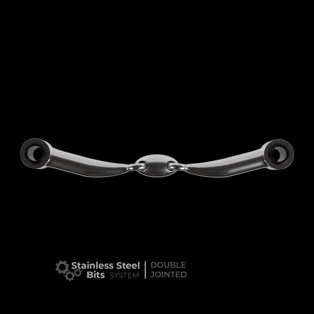 Winderen Mondstuk Dubbel Gebroken Stainless Steel