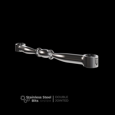 Winderen Mondstuk Dubbel Gebroken Stainless Steel