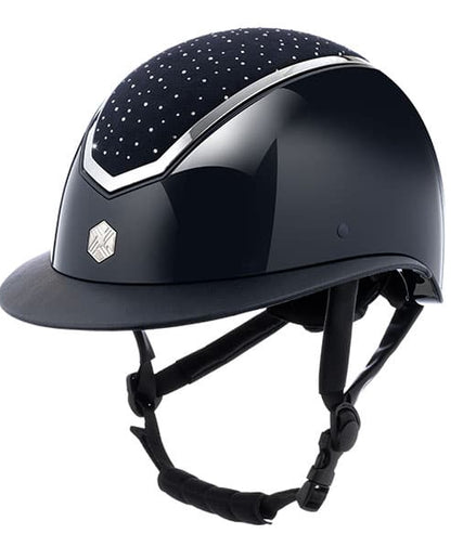 Charles Owen Rijhelm Kylo Widepeak Gloss Shell & Crystal Top