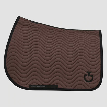 Cavalleria Toscana Quilted Wave Jersey Saddle Pad