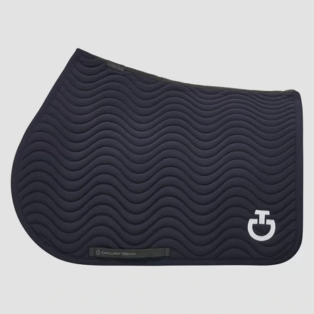 Cavalleria Toscana Quilted Wave Jersey Saddle Pad