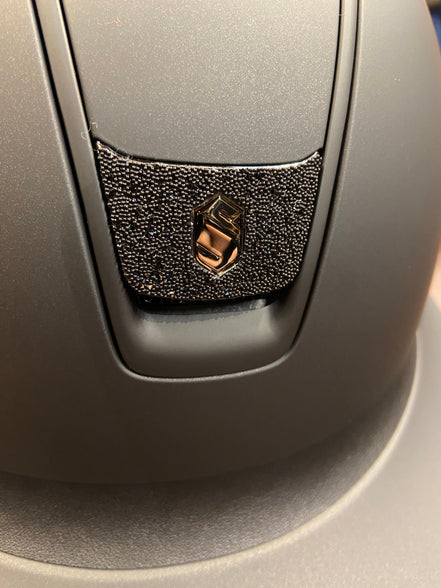 Samshield Miss Shield matt Black Matt Trim Crystal Fabric Black