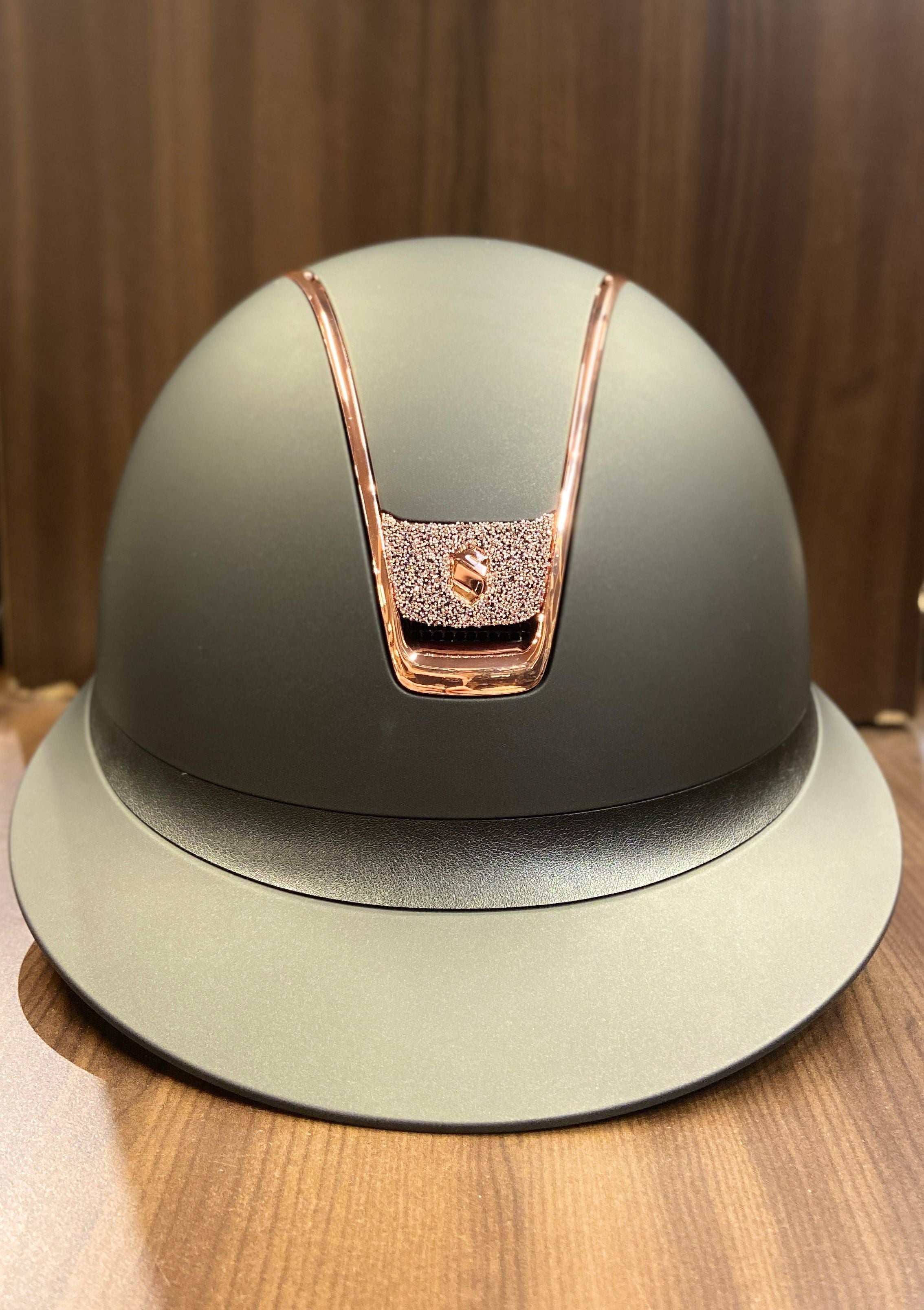 Samshield Miss Shield matt Black Chrome PinkGold Blazon Crystal Fabric