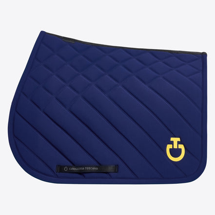 Cavalleria Toscana Diamonds and Lines Padded Saddle Pad