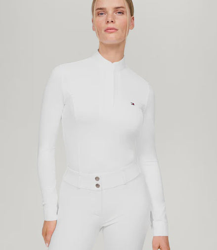 Tommy Hilfiger Equestrian Avon Wedstrijdshirt Lange Mouwen Dames