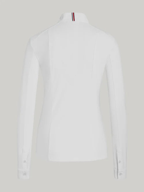 Tommy Hilfiger Equestrian Avon Wedstrijdshirt Lange Mouwen Dames