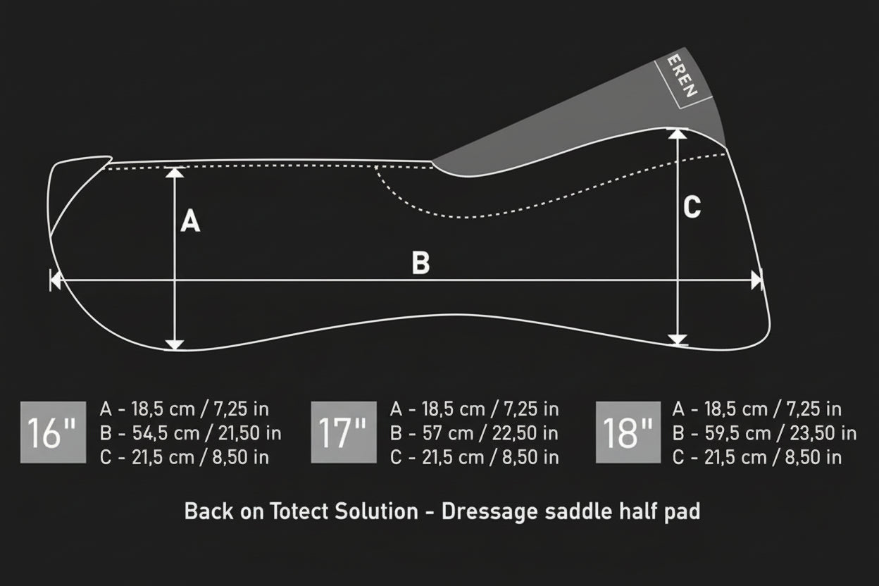 Winderen Dressuurzadelonderlegger