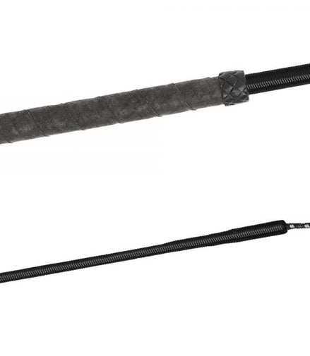 Fleck Dressage Whip with Woven Nylon Cover and Soft Wrapped Handle