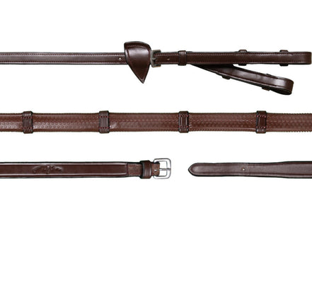 Dy'on 1/2 Converter Rubber Teugels met 7  Lederen Stops