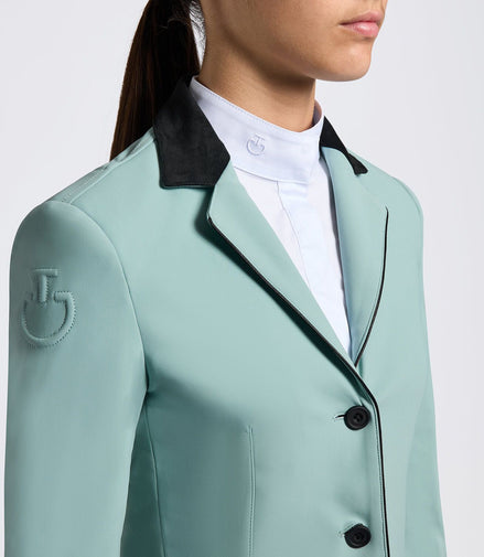 Cavalleria Toscana Girls Competition Jacket Light Teal Green