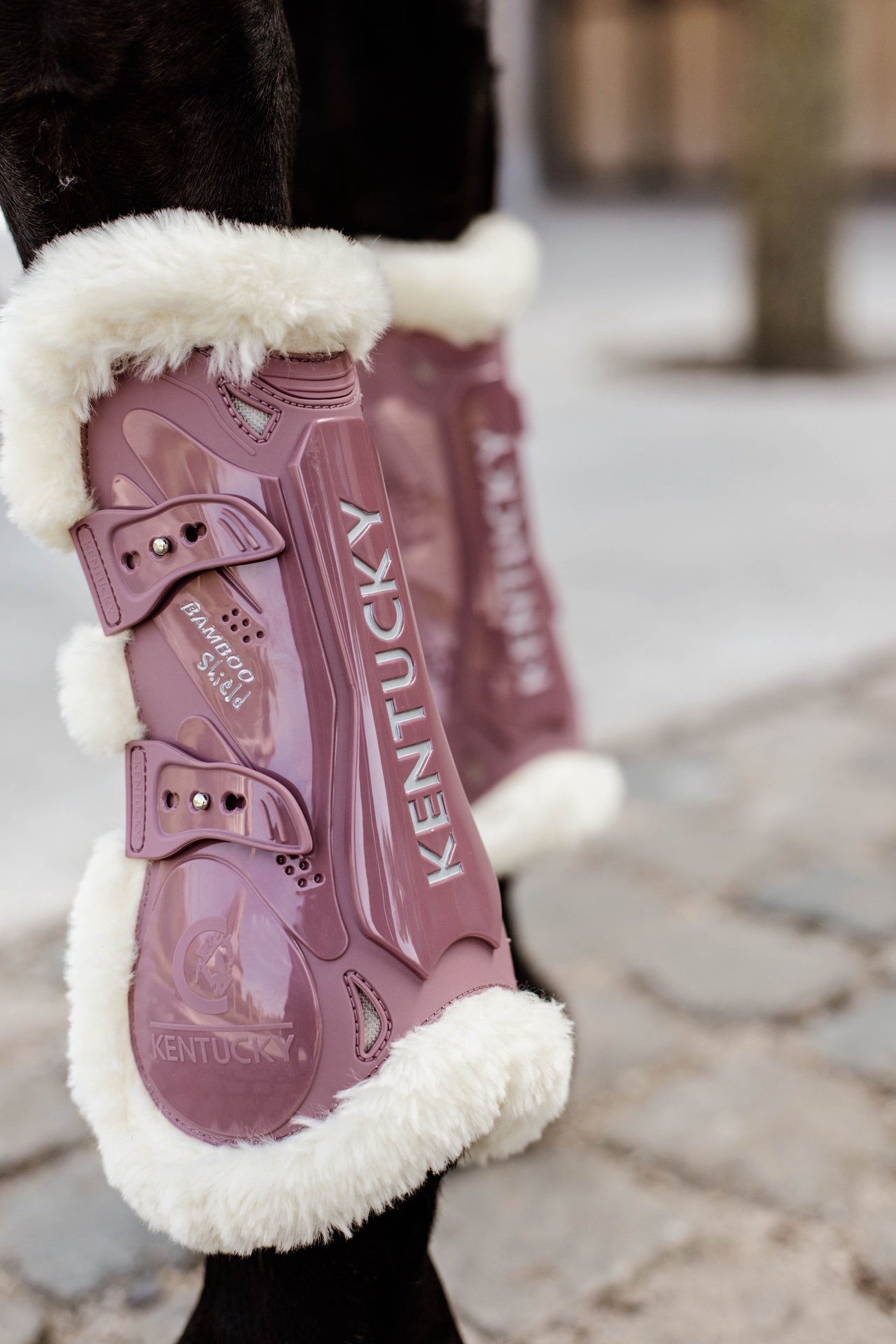 Kentucky Vegan Wool Tendon Boots Bamboo Elastic