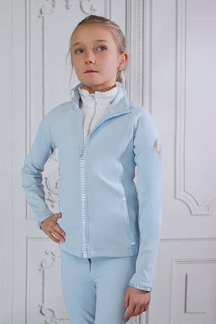 Joline Vest Meisjes Aqua Blue