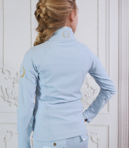 Joline Vest Meisjes Aqua Blue