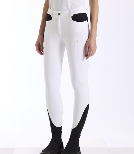 Ego7 Reithose Knee Grip Ribbed Damen