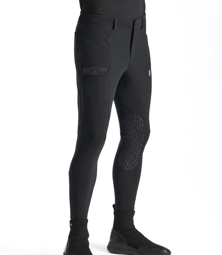 Ego7 Riding Breeches Embossed Knee Grip Men