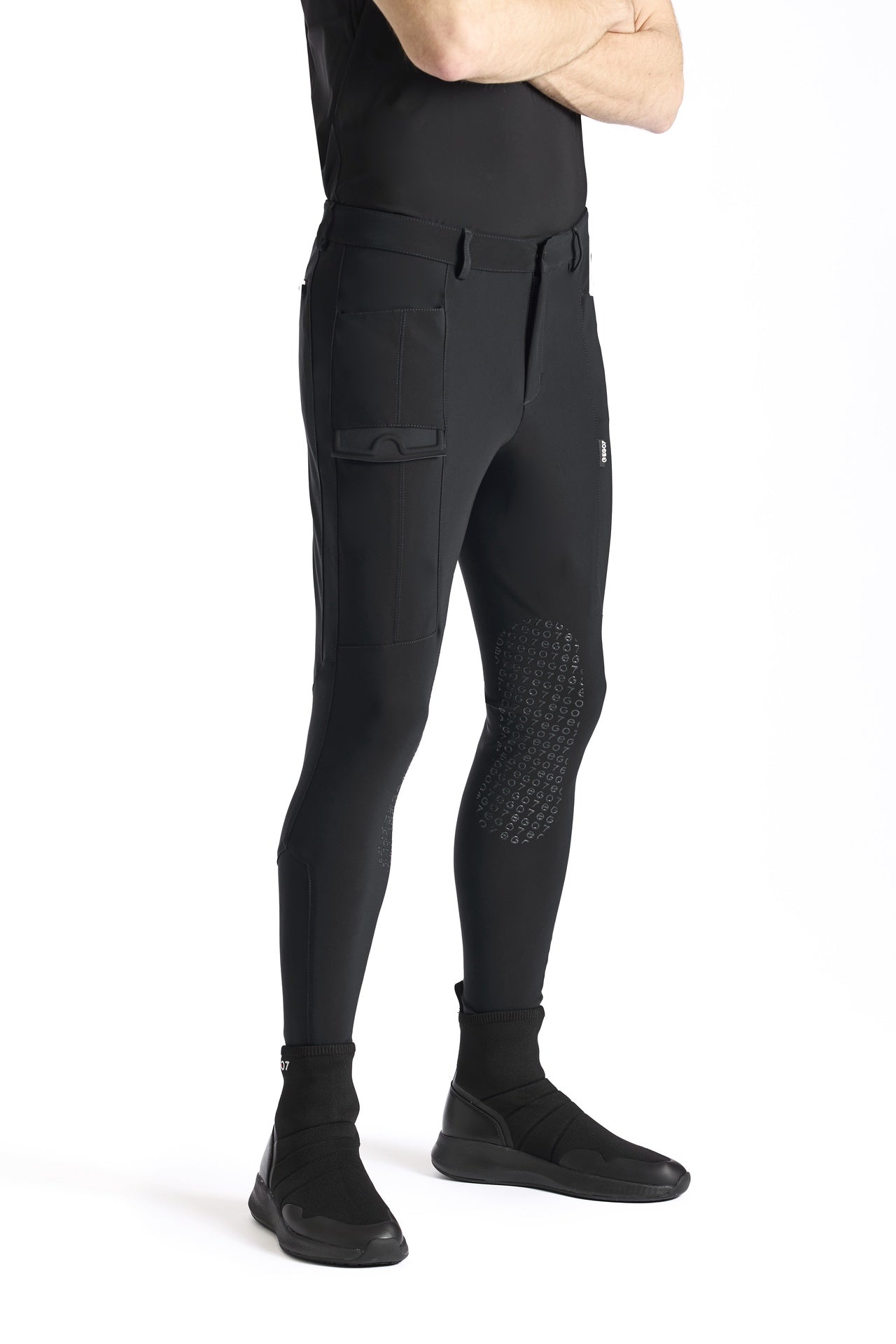 Ego7 Riding Breeches Embossed Knee Grip Men