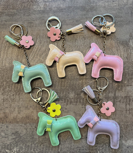 LJ Leathers Keychain Horse