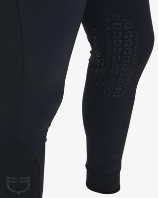 Pantalon d'équitation d'été pour homme, coupe slim, avec genouillères intégrées