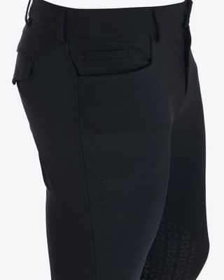 Pantalon d'équitation d'été pour homme, coupe slim, avec genouillères intégrées