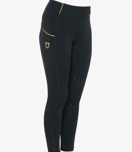 Equestro Slim Fit Leggings für Mädchen mit Grip