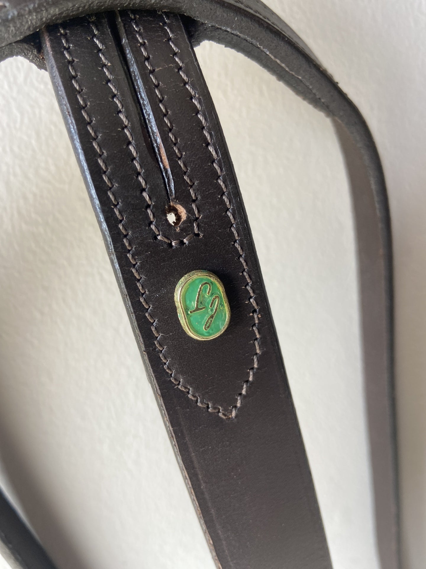 LJ Leathers Martingaal; Chroom Gespen